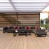 Лаунж зона угловая Ideal Patio TESORA маренго - каркас карбон