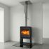 Комплект с печью Denner Fire Lumen с дровником под ключ для кирпичного дома (эконом)